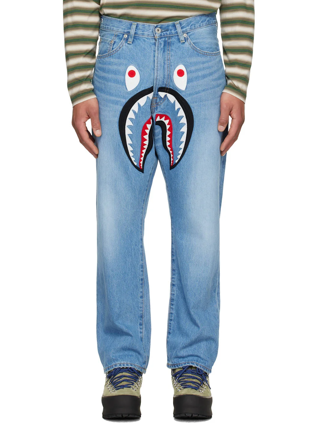 Blue Shark Loose Fit Jeans - 1