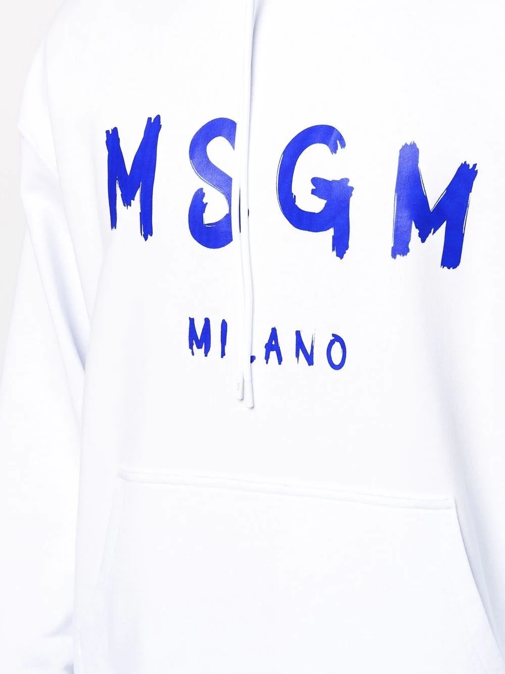 logo-print cotton hoodie - 5