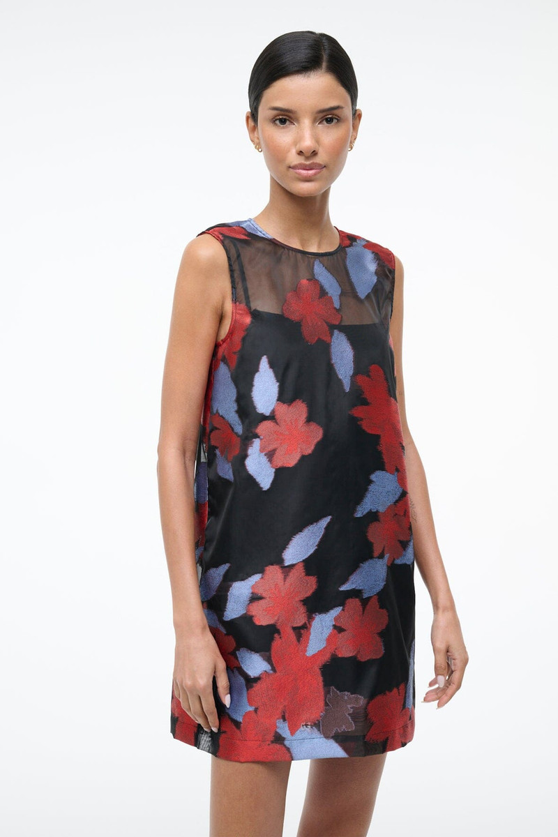 STAUD STAUD BREA DRESS NIGHT GARDEN outlook