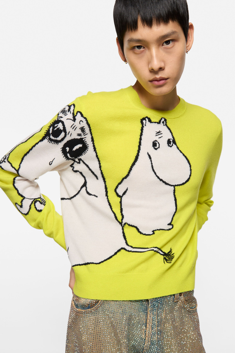 Jumper Acne Studios x Moomin - Neon yellow 4