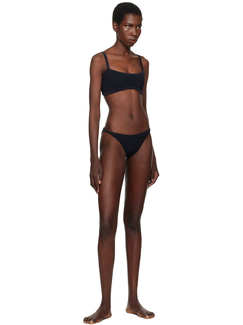 Hunza G Black Tyler Tonal Bikini outlook