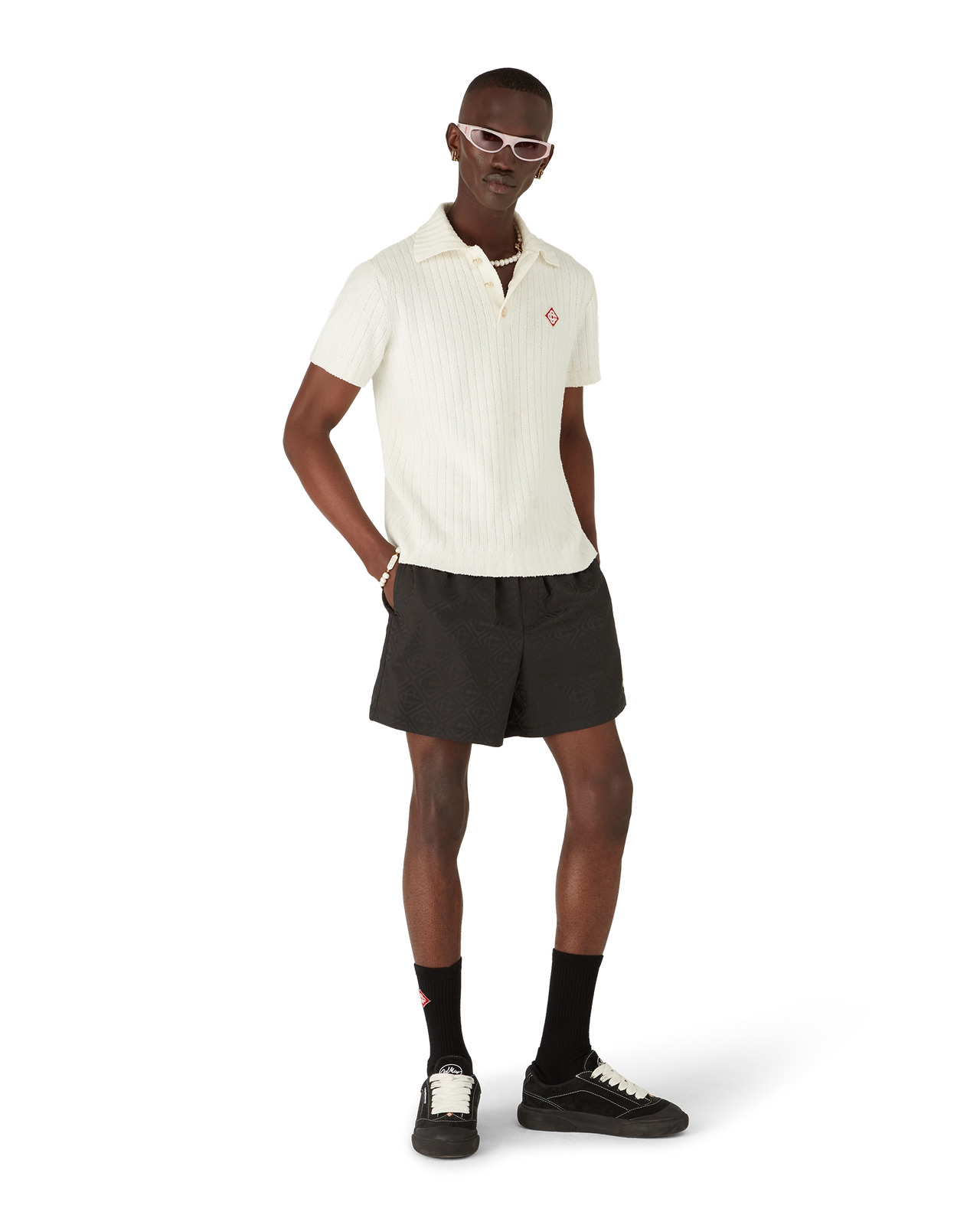 Monogram Jacquard Swim Shorts | Casablanca Paris - 2