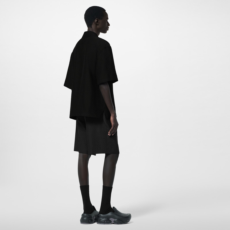 Mini Monogram Silk Blend Short-Sleeved Shirt 3