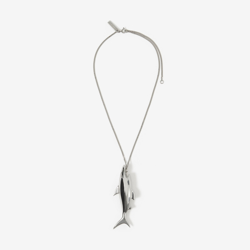 Shark Pendant Chain-link Necklace 1