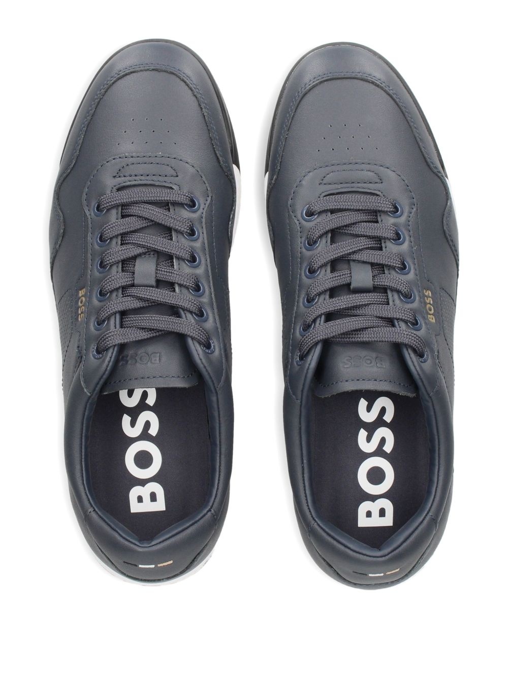 leather sneakers - 4