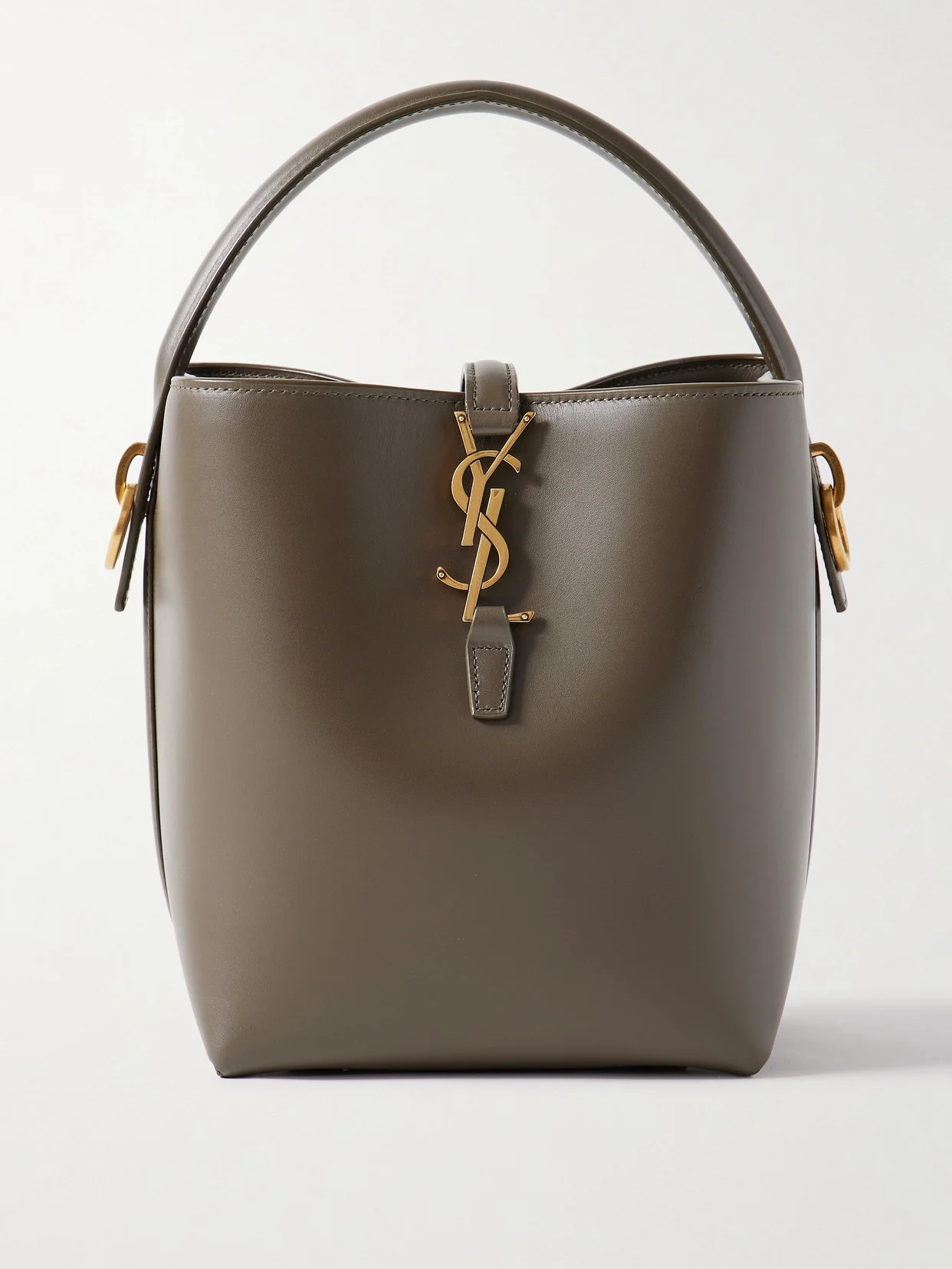 Le 37 Small Leather Bucket Bag - 1