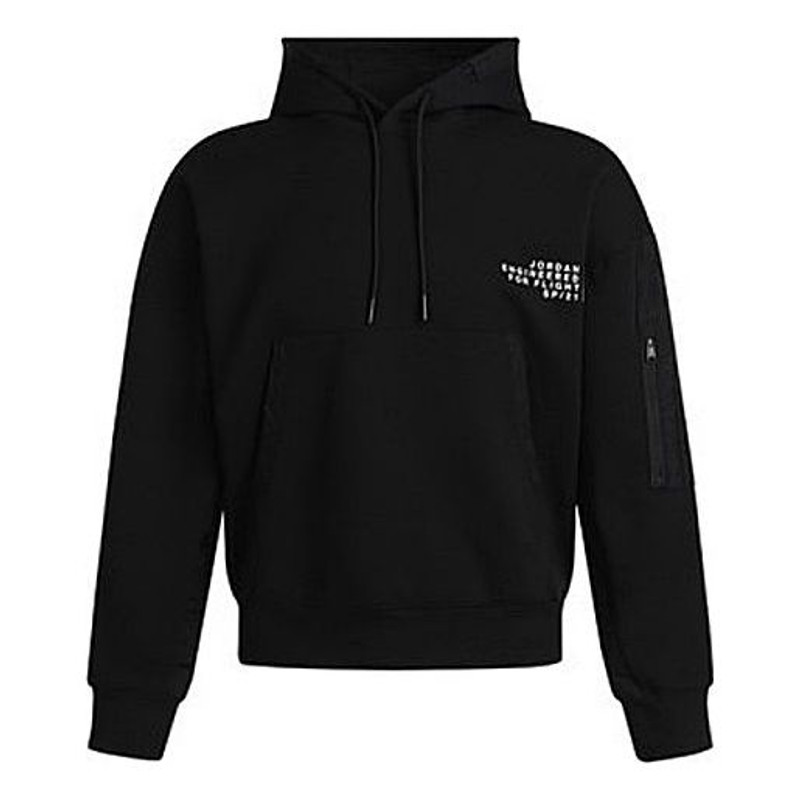 공기 요르단 23는 Knit 인쇄 Pullover 검정 CZ8273-010를 설계했습니다 - 1