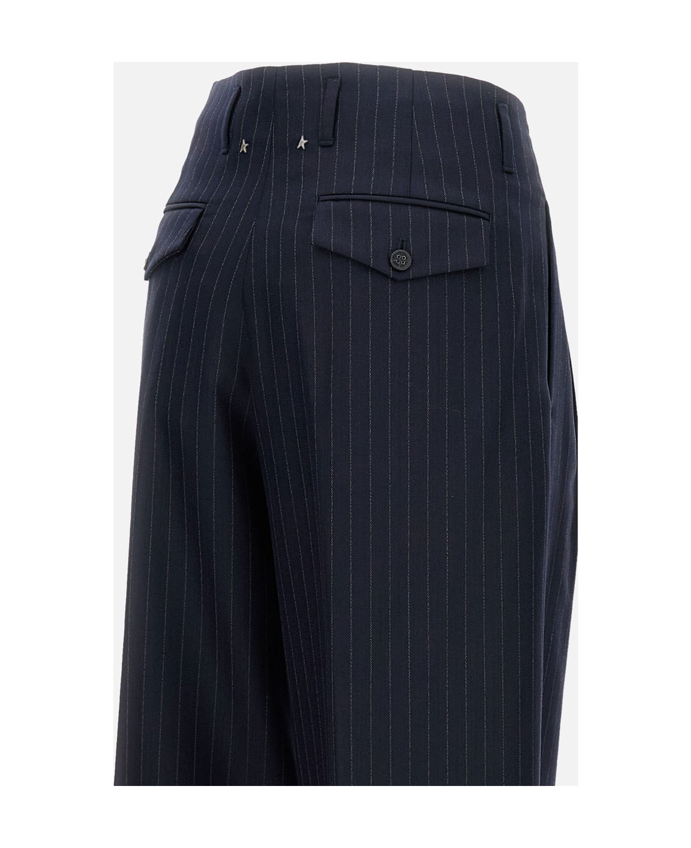 Tailored Pinstripe Trousers - 3