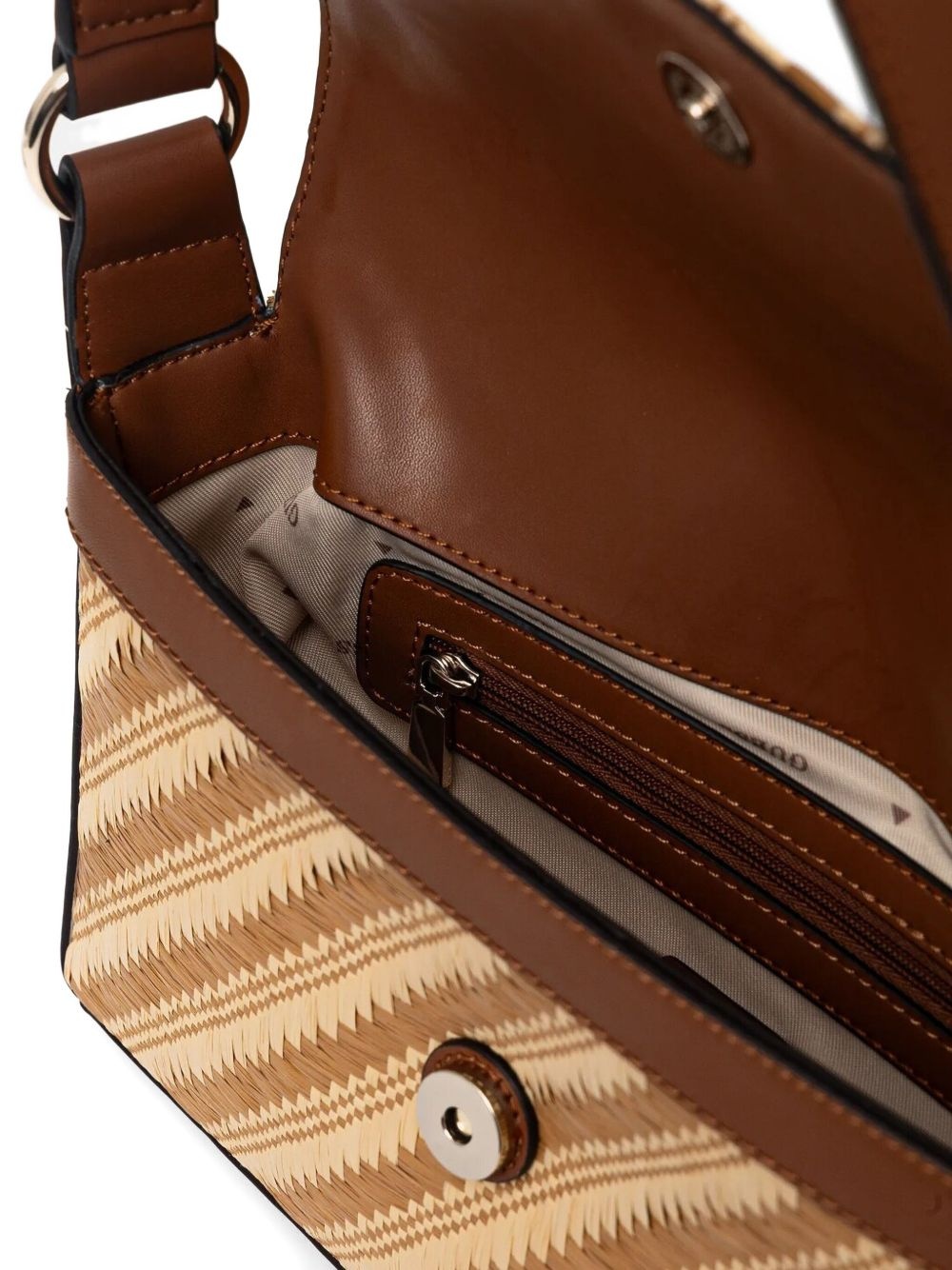 Simona striped shoulder bag - 4