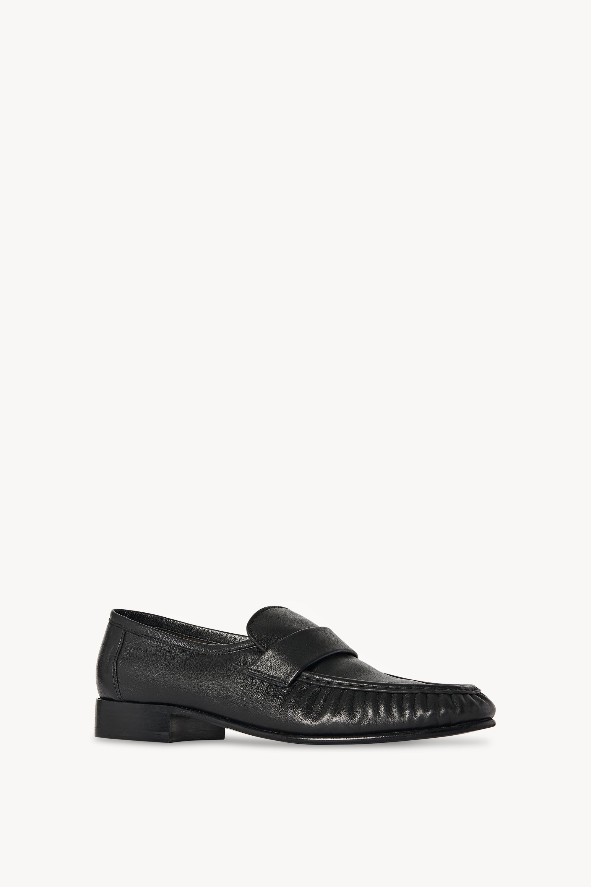 The Row Soft Loafer in Leather | REVERSIBLE