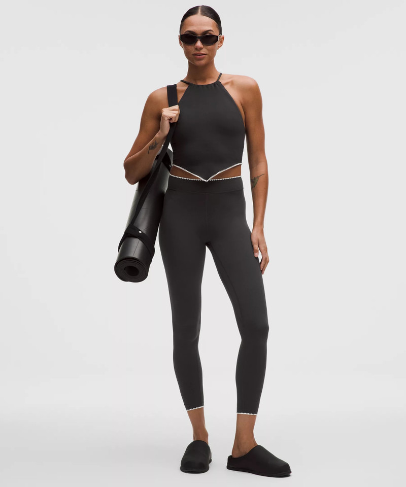 Stitch Trim Halter Tank Top 3