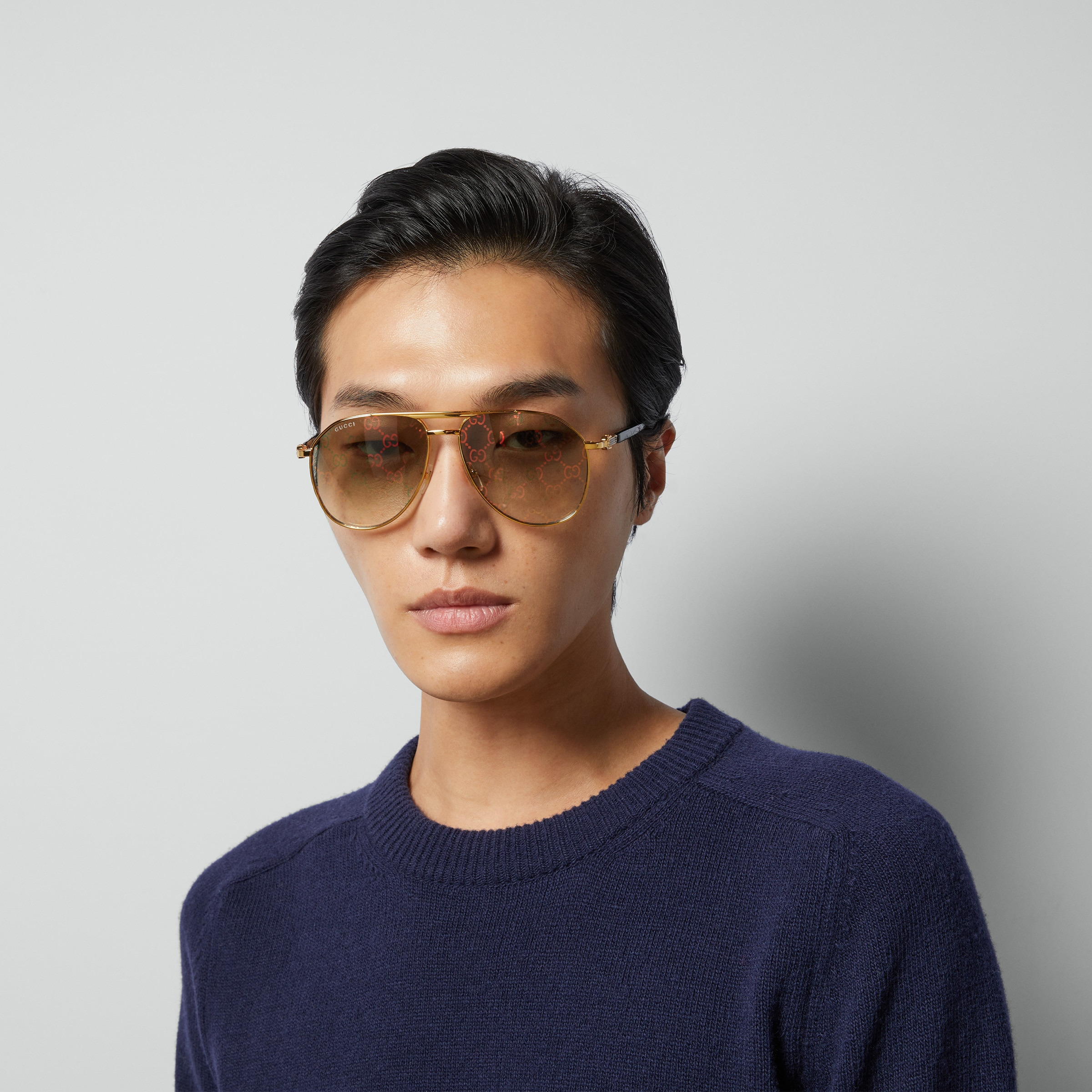 Aviator frame sunglasses - 4