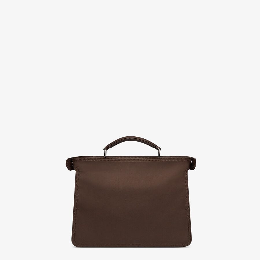 Dark brown nylon bag - 4