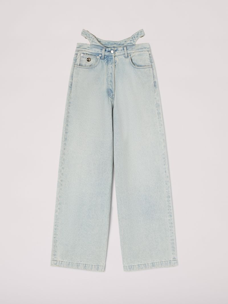 Denim Waist Belts Baggy Pants 1