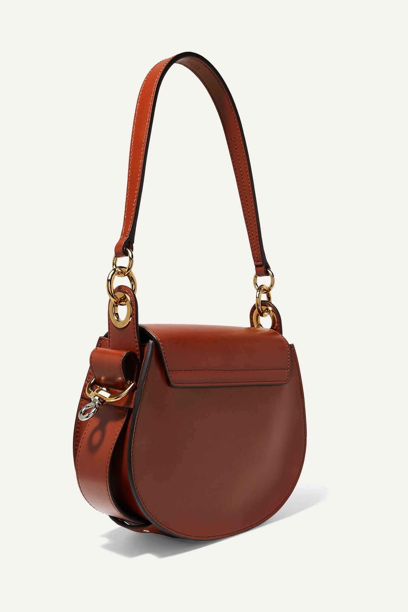 Tess small leather and suede shoulder bag - 3