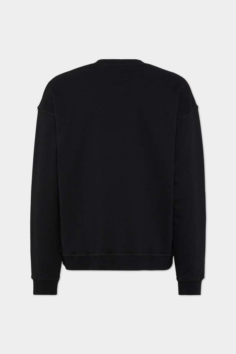RELAX FIT TACTILE LOGO CREWNECK - 2