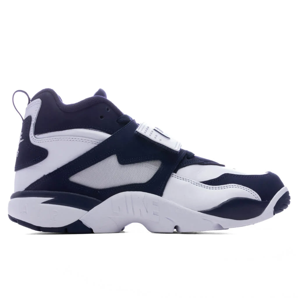 AIR DIAMOND TURF 'COWBOYS' - WHITE/COLLEGE NAVY/METALLIC SILVER - 1