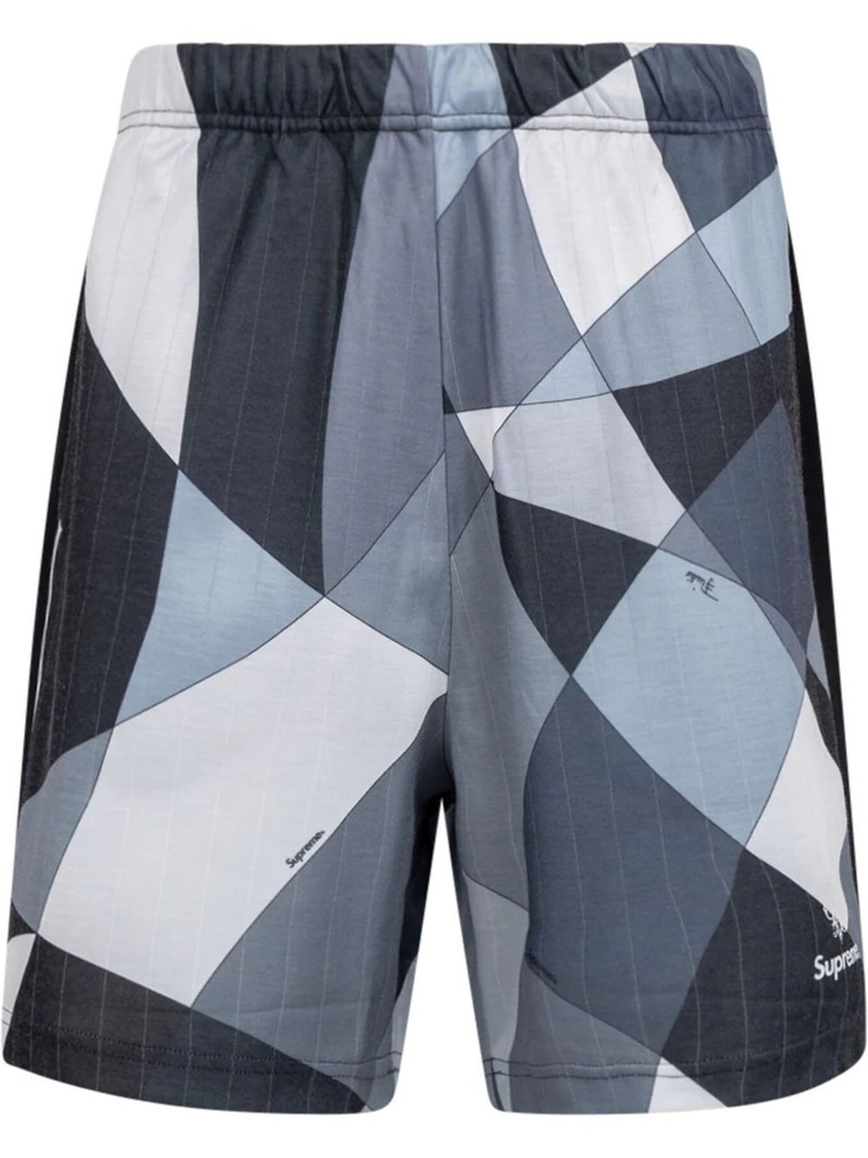 x Emilio Pucci Fantasia-print track shorts 1