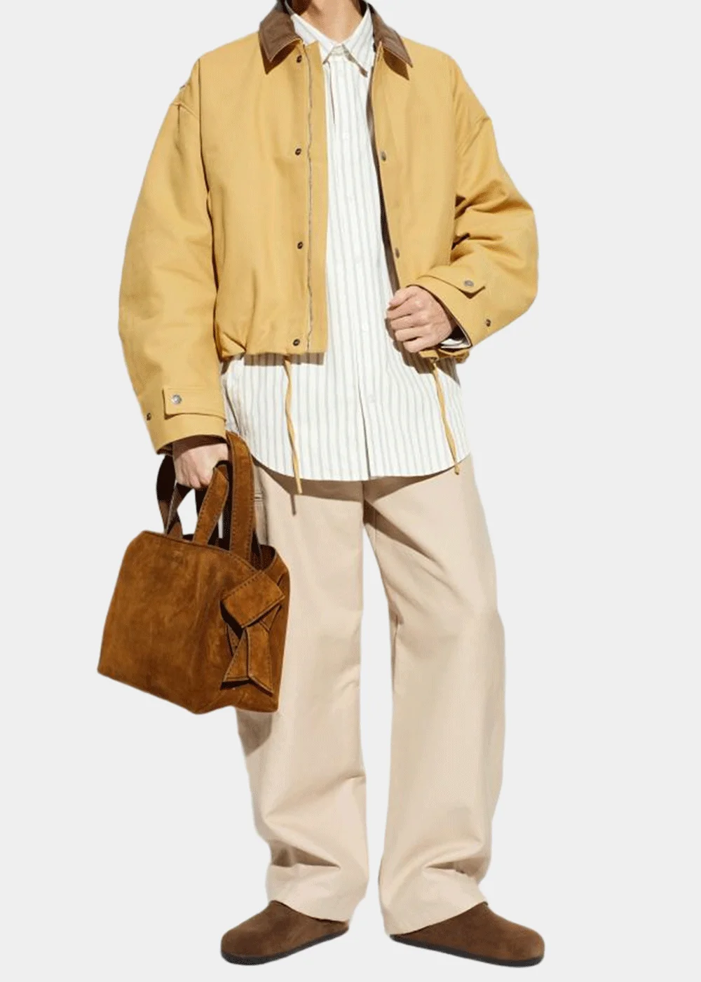 Sand Beige Insulated Jacket - 1