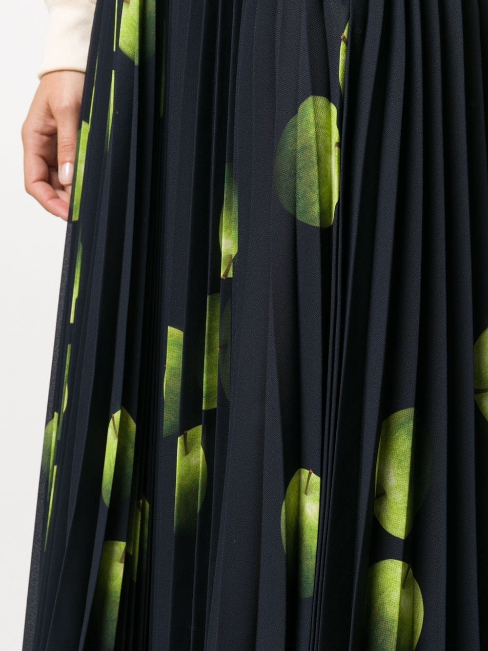 Green Apple pleated skirt - 5