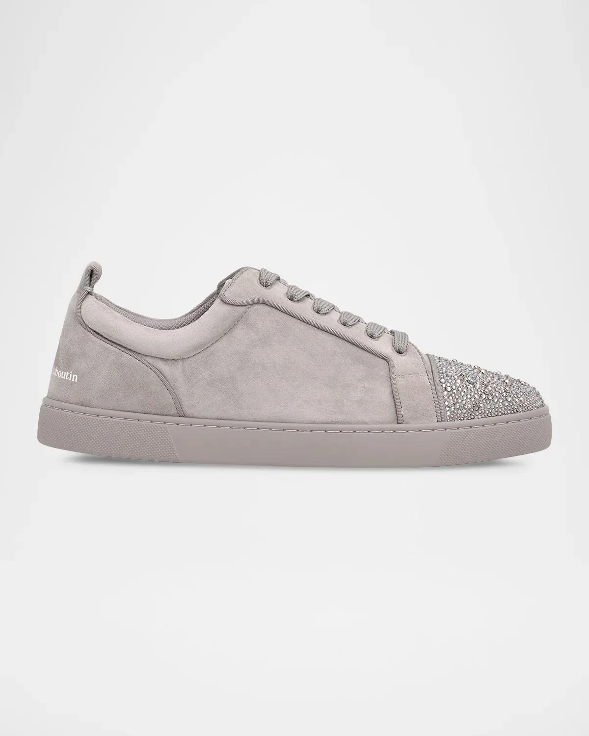 Men's Louis Jr Perla Suede Crystal Cap-Toe Sneakers - 1