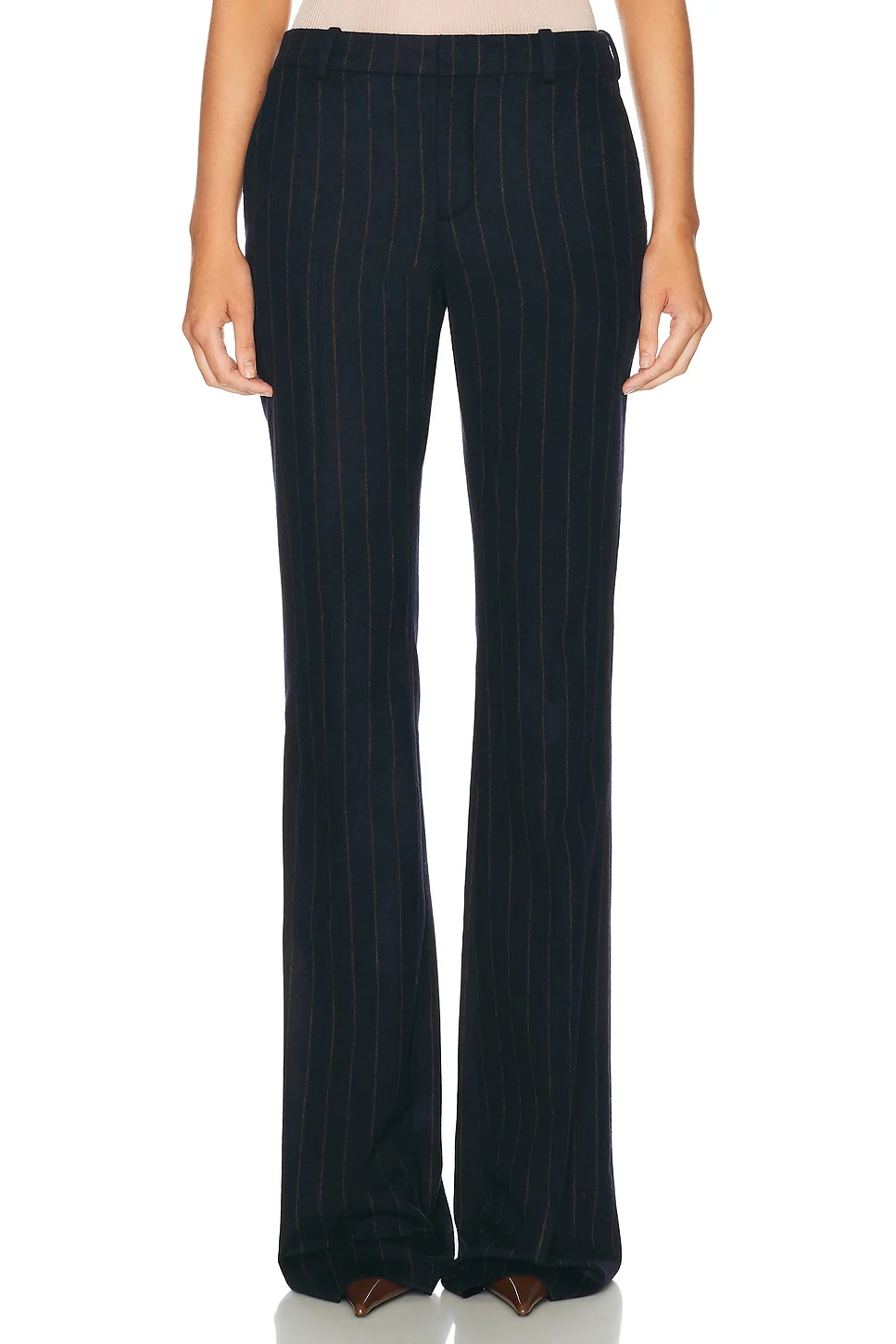 Wool Flare Leg Pant - 1