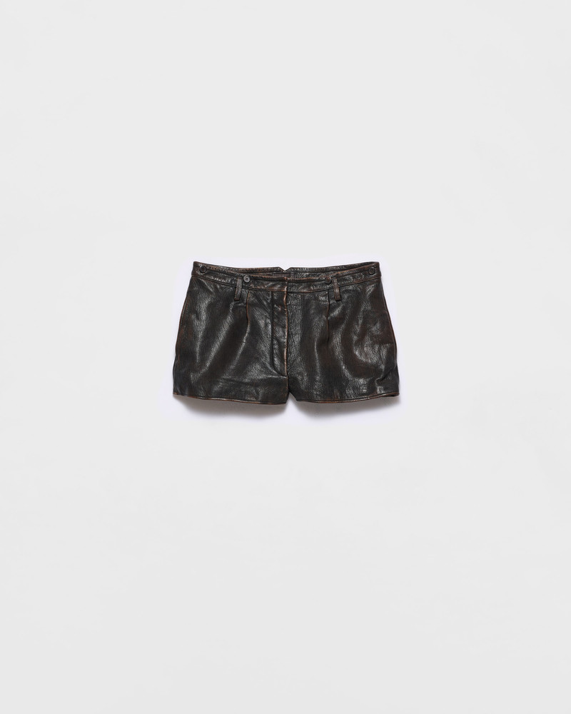 Leather shorts 1