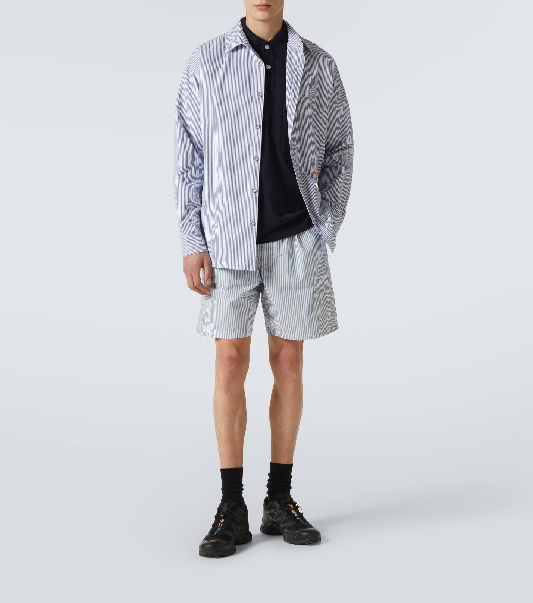 Marina striped Bermuda shorts - 2
