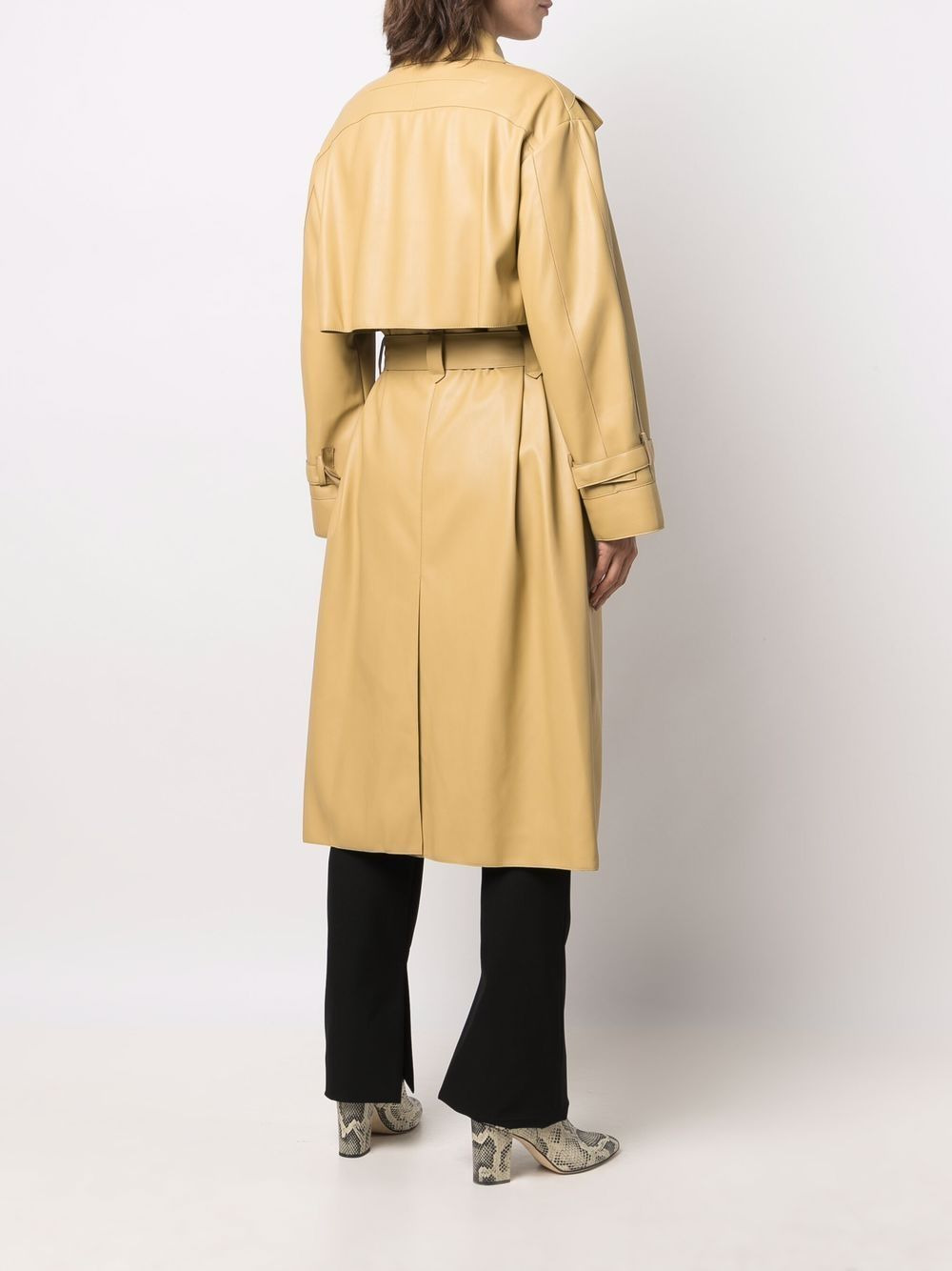 belted trench coat - 4