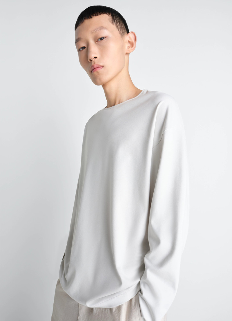 Lemaire LONG-SLEEVED T-SHIRT IN COTTON SILK INTERLOCK outlook