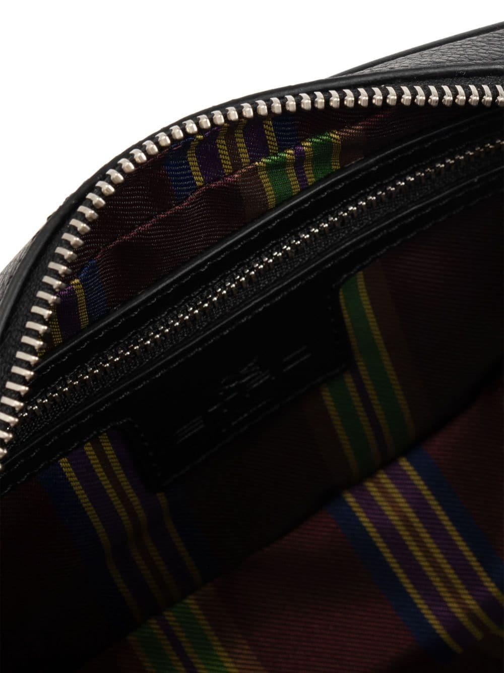 logo-print leather crossbody bag - 5