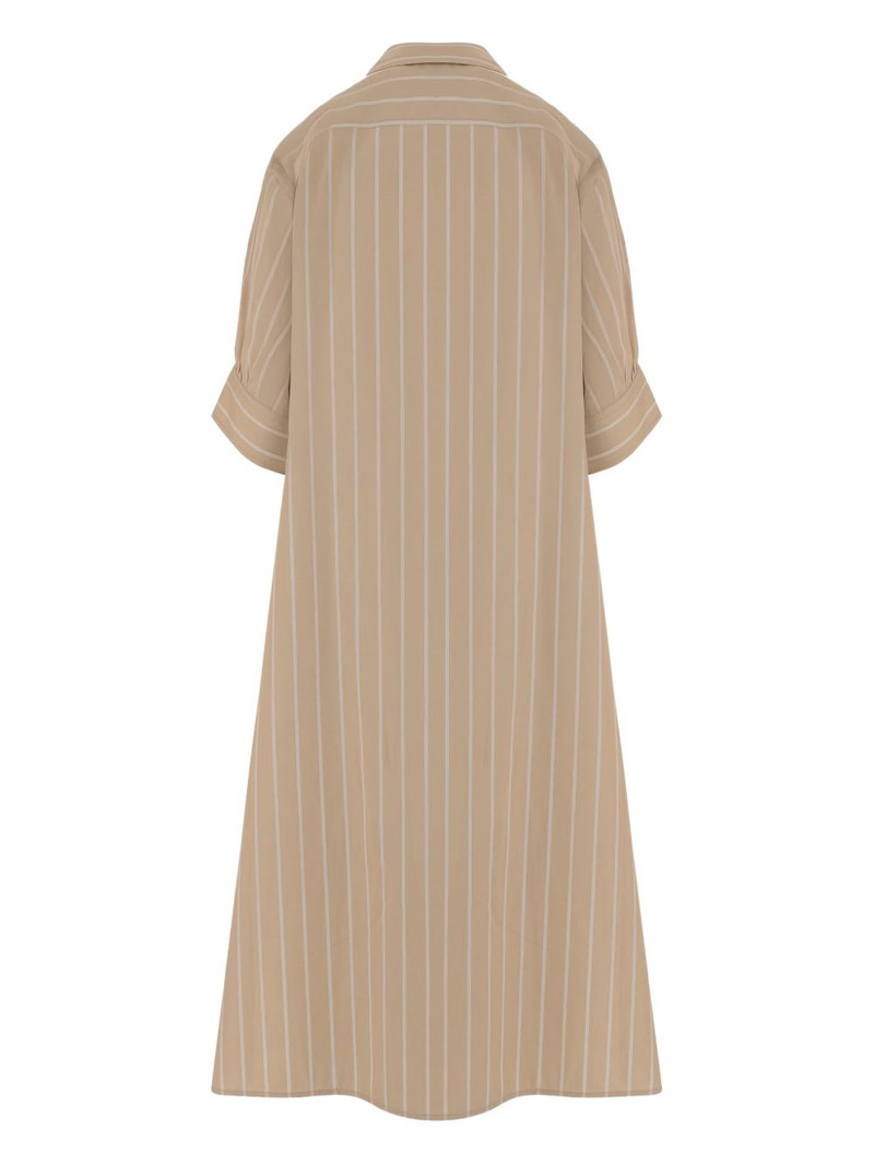 Jil Sander button striped dress outlook