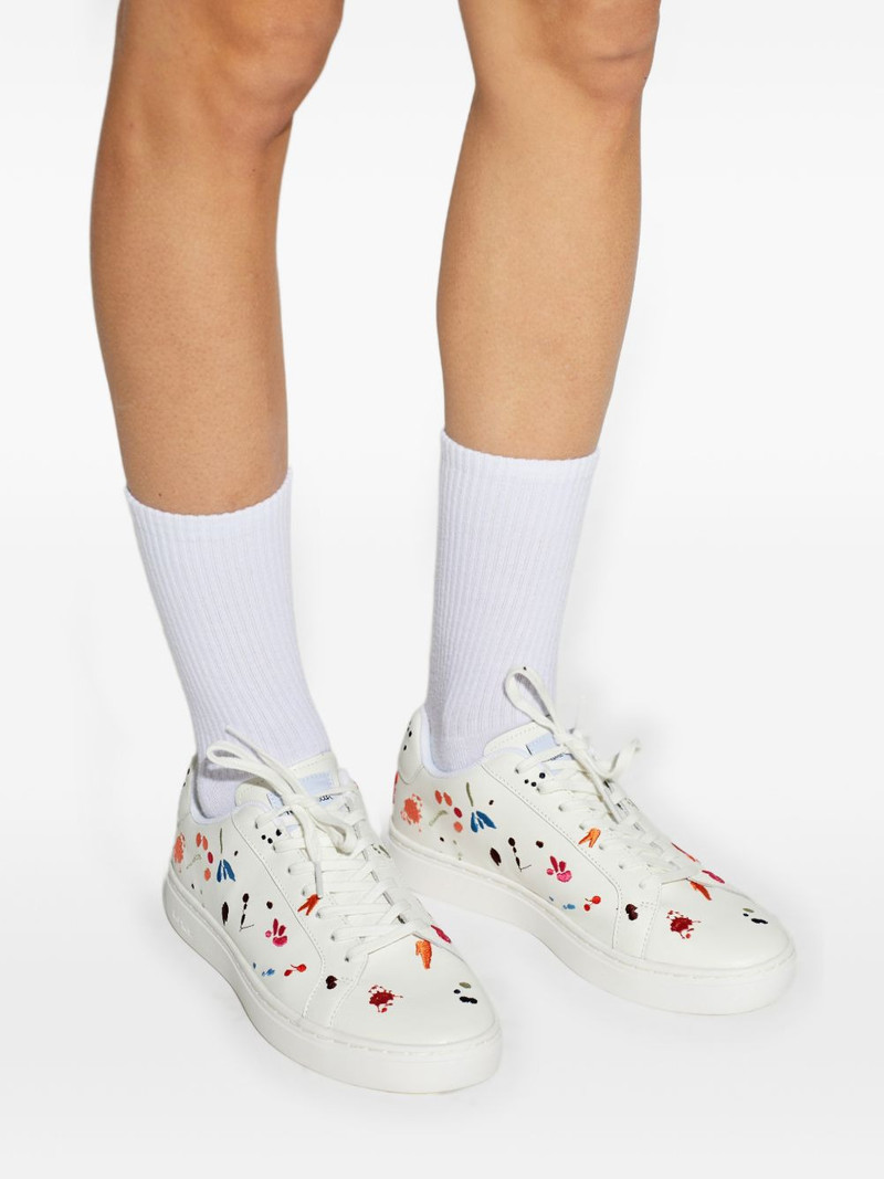 floral leather sneakers 5