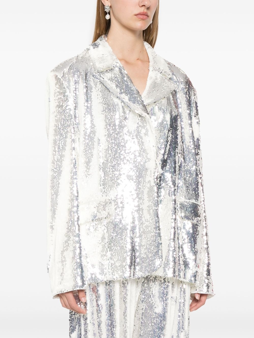 sequins blazer - 3
