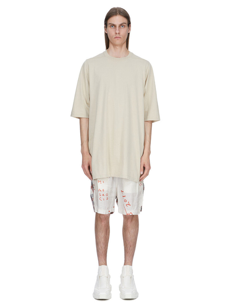 Rick Owens Beige Temple Jumbo S/S T-shirt outlook