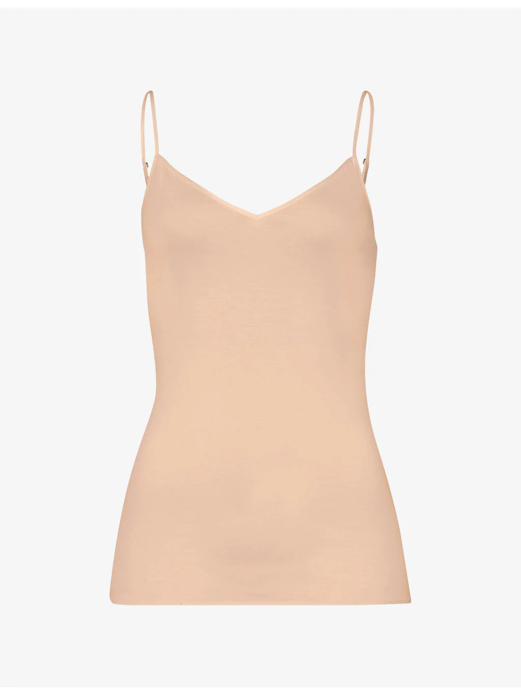 Seamless cotton-jersey cami top - 1