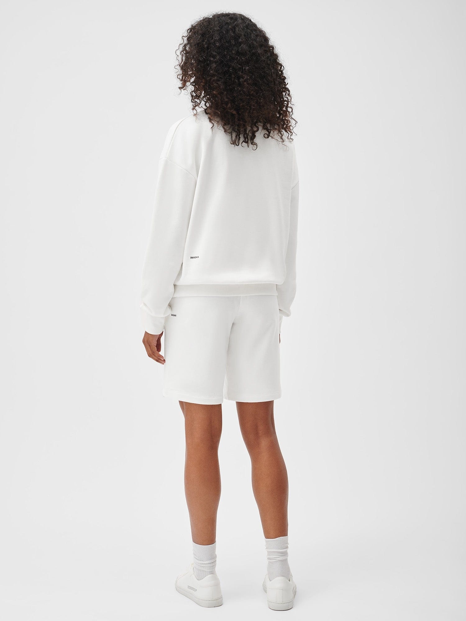 Womens 365 Midweight Long Shorts - Off-White - 3