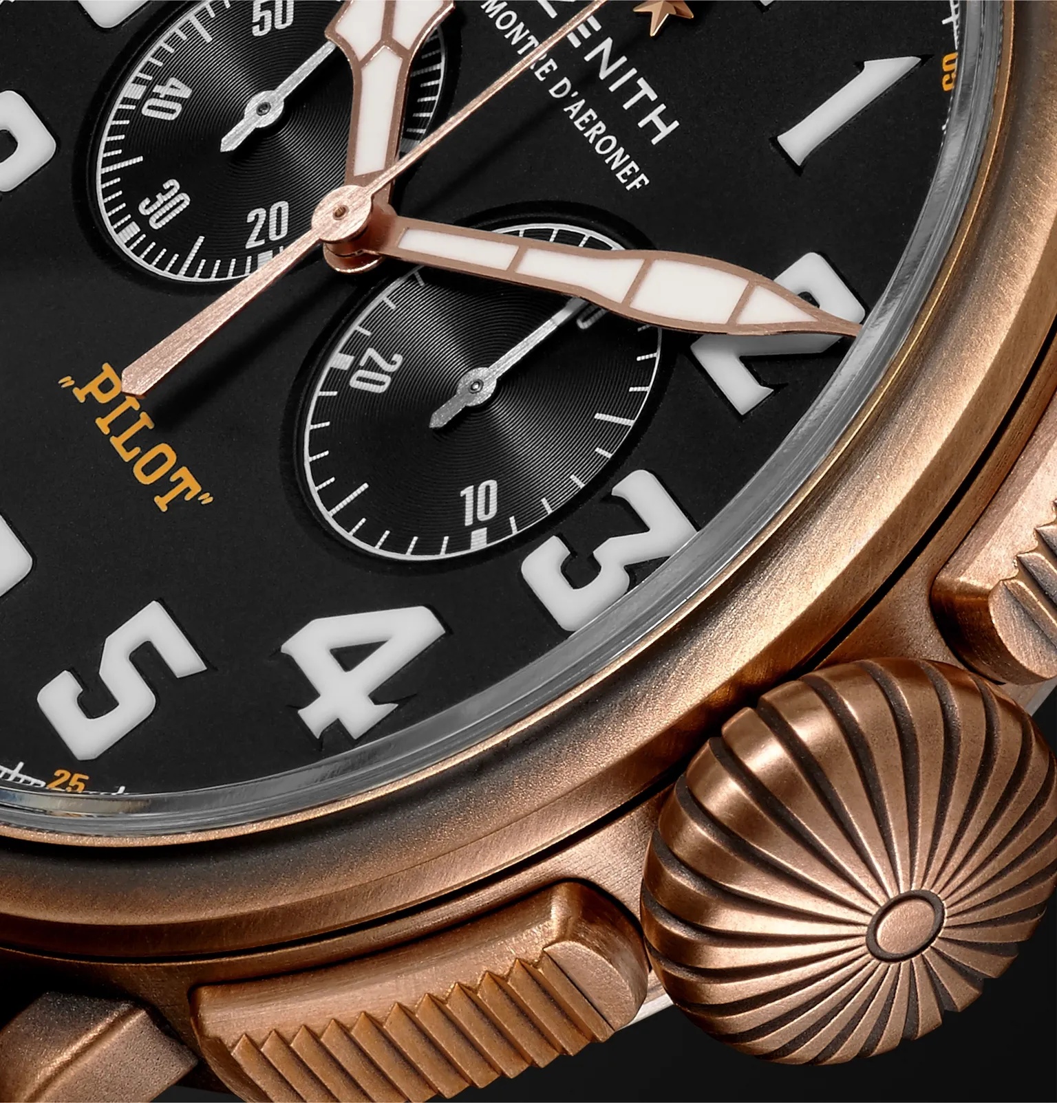 Pilot Type 20 Extra Special Automatic Chronograph 45mm Bronze and Nubuck Watch, Ref. No. 29.2430.406 - 7