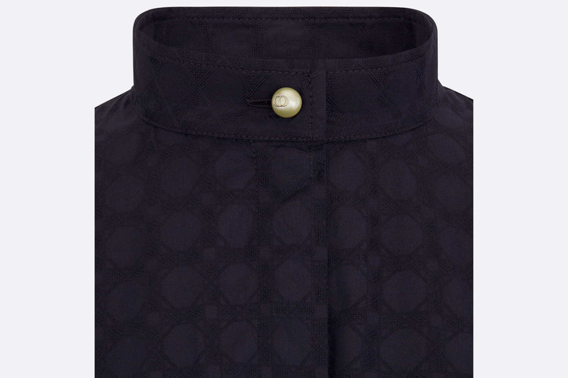 Mid-Length Belted Macrocannage Dress 4