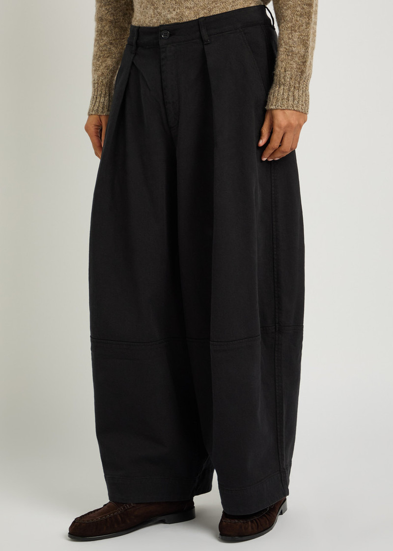 YMC Ymc Deadbeat Relaxed Barrel-leg Stretch-denim Trousers outlook