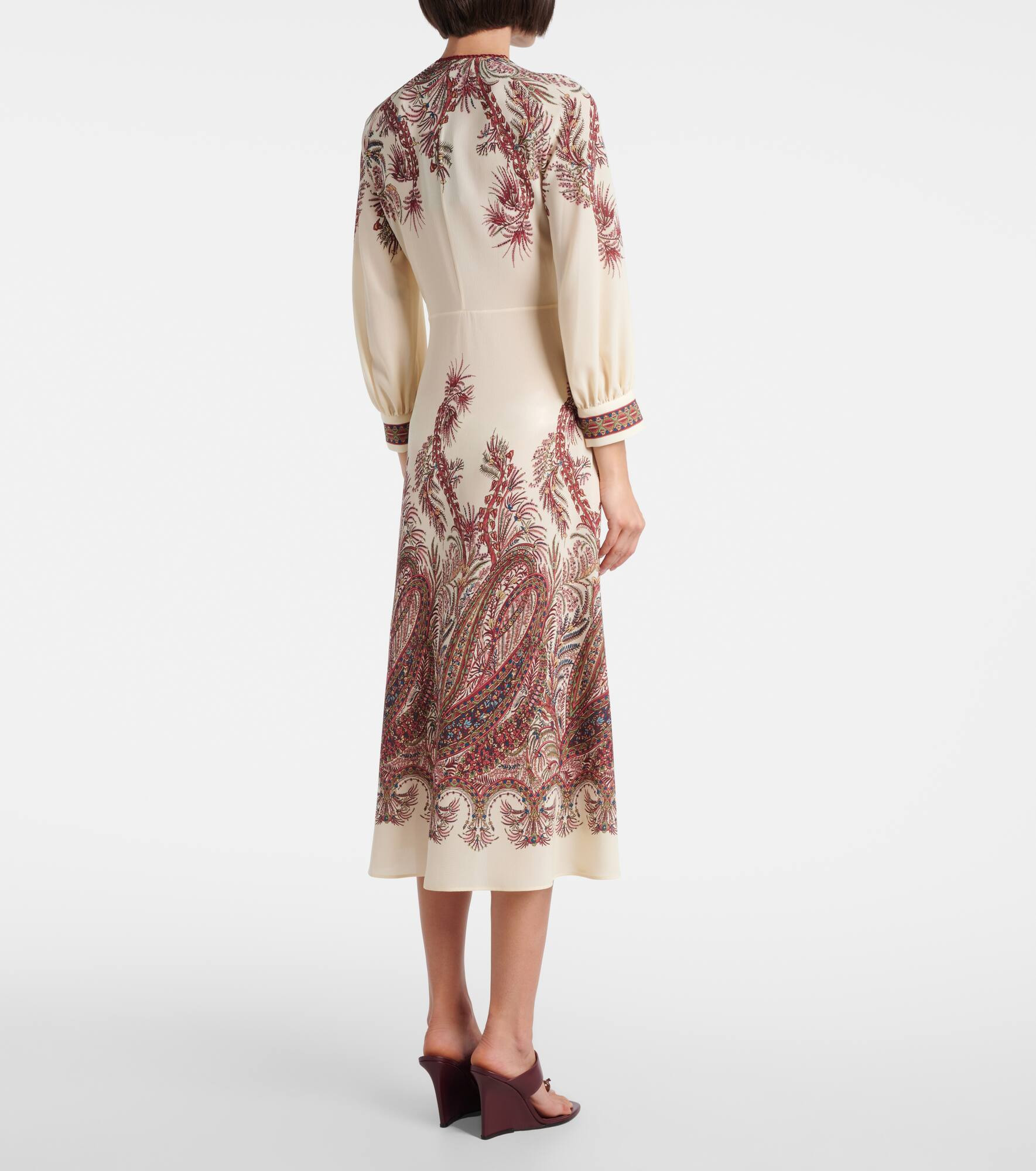Paisley shirt dress - 3