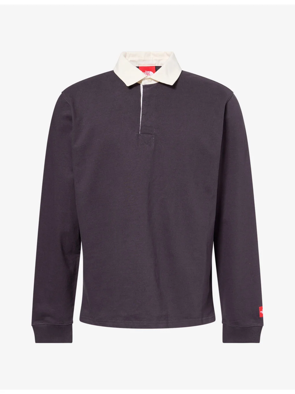 Red Box Rugby Long-Sleeve Cotton-Stretch Shirt - 1