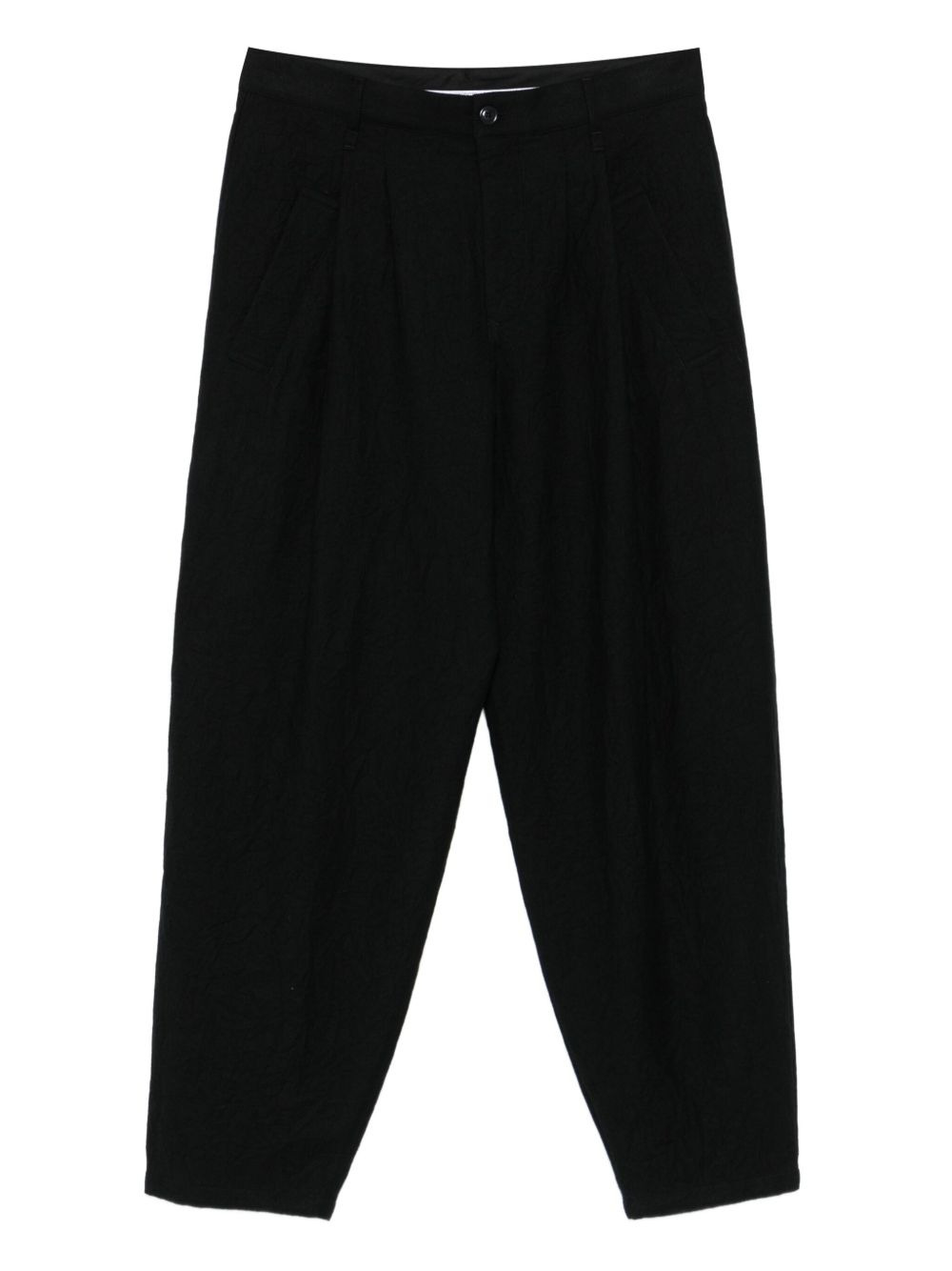 pleated pocket trousers - 1