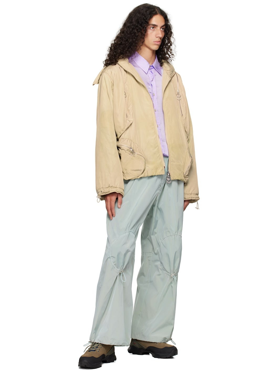 Blue Adjustable Fit Knee Trousers - 4