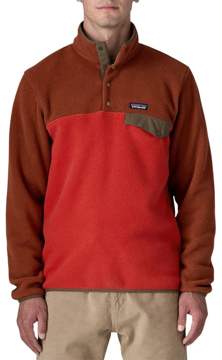 Patagonia Men's Lightweight Synchilla Snap Fleece Pullover - 1