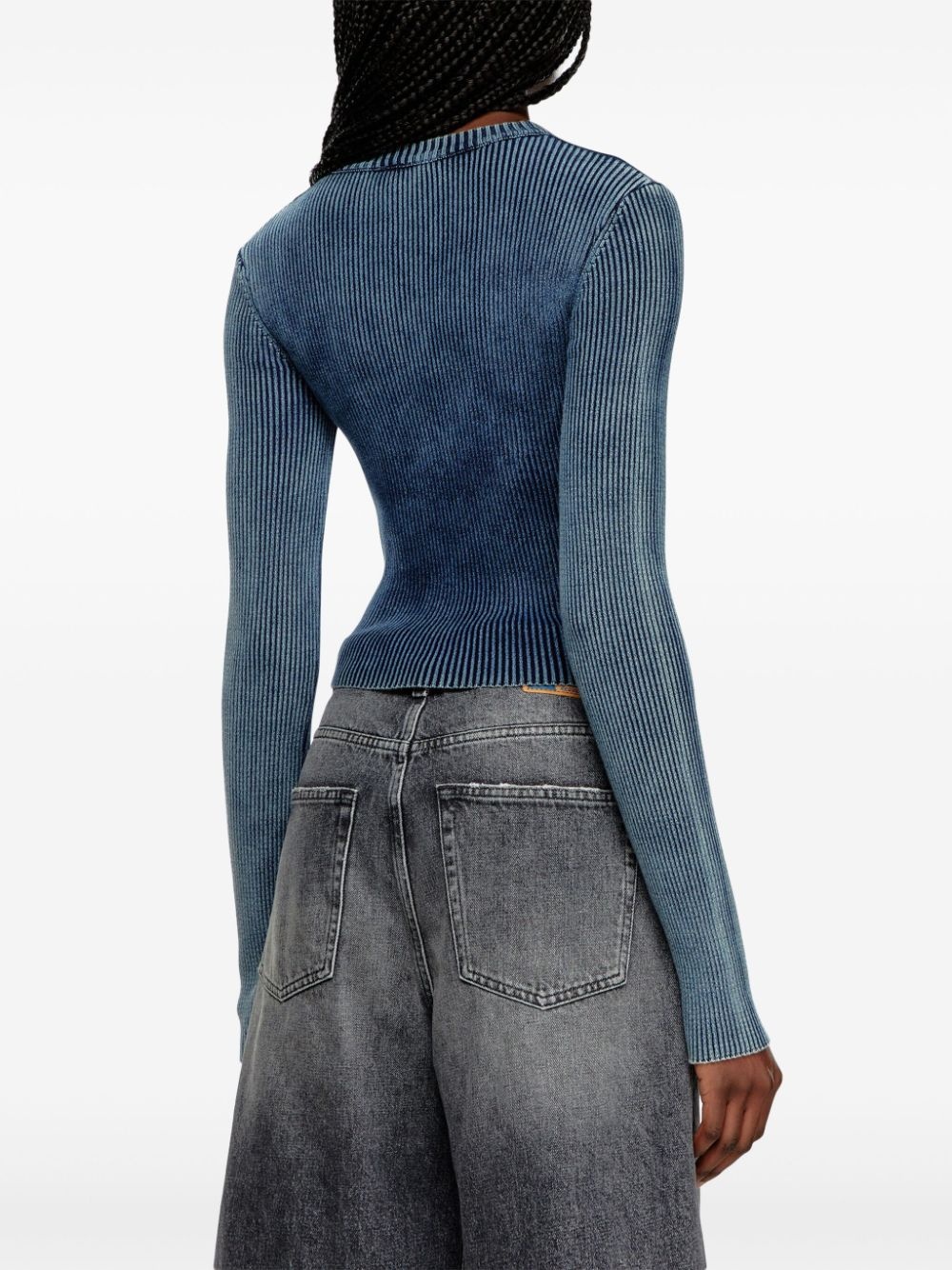 M-Anchor-A cut-out ribbed top - 4