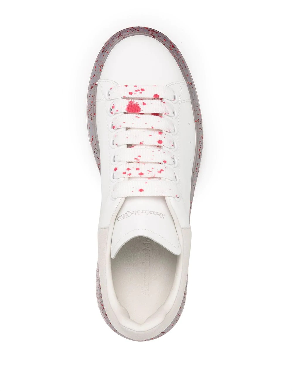 oversized paint-splatter sole sneakers - 4