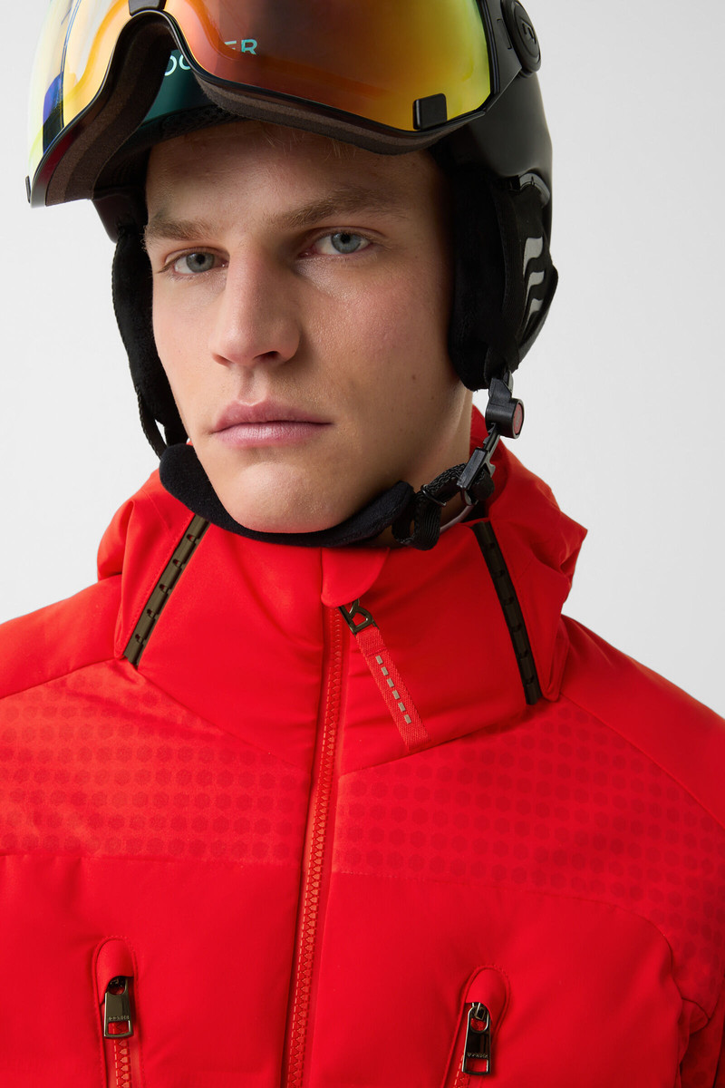Fionn ski jacket in Red 5