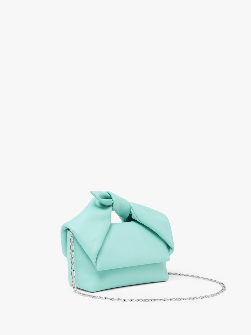 MEDIUM BOW TWISTER - LEATHER TOP HANDLE BAG - 2
