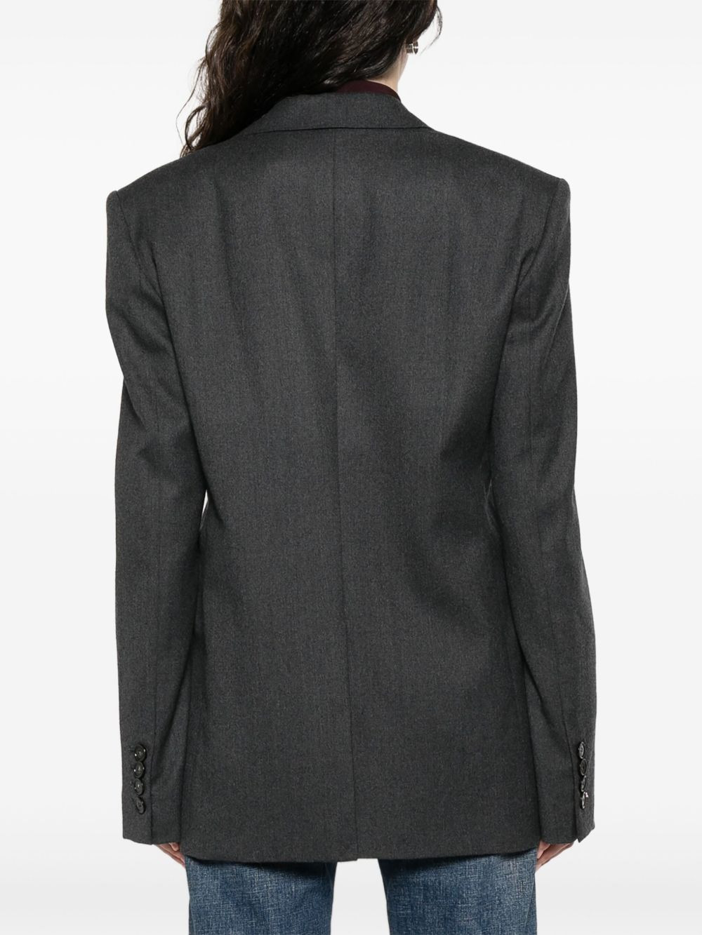 single-breasted blazer - 4